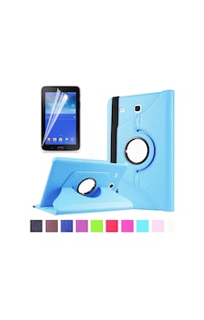 Galaxy Tab 3 Lite 7.0 T110 Uyumlu Zore Dönebilen Standlı Kılıf-mavi Tablet Kılıfı Galaxy Tab 3 Lite 7.0 T110 Uyumlu Zore Dönebilen Standlı Kılıf-mavi Tablet Kılıfı