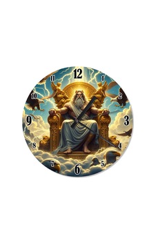 Zeus Ve Kartallar Retro Duvar Saati Duvar Saati Zeus Ve Kartallar Retro Duvar Saati Duvar Saati