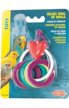 Living World Halkalı Plastik Kuş Oyuncağı Living World Halkalı Plastik Kuş Oyuncağı