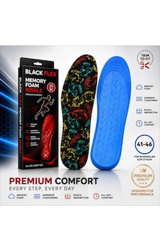 Perfect Fit Ark Destekli Renkli Erkek Memory Foam Darbe Emici Hafızalı İç Tabanlık 41-46 Numaraya Göre Kolay Kesilebilir Perfect Fit Ark Destekli Renkli Erkek Memory Foam Darbe Emici Hafızalı İç Tabanlık 41-46 Numaraya Göre Kolay Kesilebilir