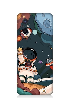 Xiaomi Redmi 12c Uyumlu Silikon Kılıf Sevimli Astronot Uzay Macerası Xiaomi Redmi 12c Uyumlu Silikon Kılıf Sevimli Astronot Uzay Macerası