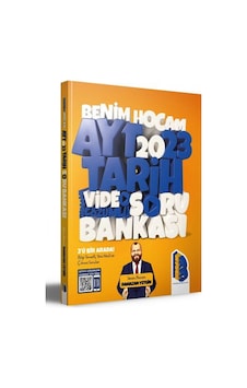 2023 AYT Tarih Tamamı Video Çözümlü Soru Bankası - Ramazan Yetgin - Benim Hocam Yayınları 2023 AYT Tarih Tamamı Video Çözümlü Soru Bankası - Ramazan Yetgin - Benim Hocam Yayınları