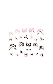 Limmy Tırnak Süsleme Sticker Nail Art Ym-137 - 6x5 Cm - Renkli Çiçekli Limmy Tırnak Süsleme Sticker Nail Art Ym-137 - 6x5 Cm - Renkli Çiçekli