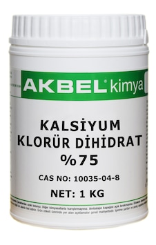 Akbel Kalsiyum Klorür Dihidrat 1 Kg Akbel Kalsiyum Klorür Dihidrat 1 Kg