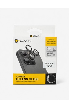 Cmr Supreme Serisi Safir Kamera Lens Koruyucu Samsung Uyumlu A24 Gümüş Cmr Supreme Serisi Safir Kamera Lens Koruyucu Samsung Uyumlu A24 Gümüş