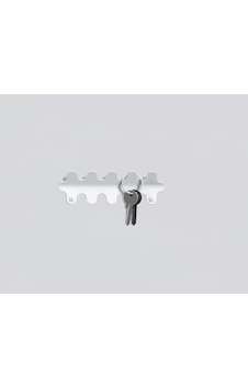 Metal Duvar Askılık Anahtar Askısı Beyaz Beyaz Metal Duvar Askılık Anahtar Askısı Beyaz Beyaz
