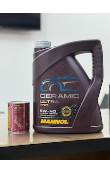 Mannol 5W-40 Motor Yağı Ve Motor Temizleme Katkısı Seti