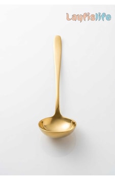Çelik Sos Kepçesi 22 Cm Paslanmaz Mutfak Kepçesi 7,5 Cm Çap Altın Altın Çelik Sos Kepçesi 22 Cm Paslanmaz Mutfak Kepçesi 7,5 Cm Çap Altın Altın