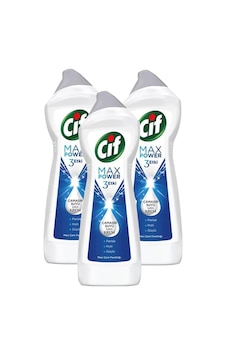 Cif Krem Max Power 3 Etkili Mavi Çam Yüzey Temizleyici 3 x 450 ML Cif Krem Max Power 3 Etkili Mavi Çam Yüzey Temizleyici 3 x 450 ML
