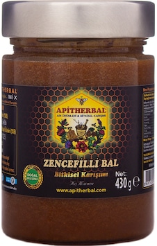 Balpınarı Apitherbal Mix Zencefilli Bal Kış Macunu 430 G Balpınarı Apitherbal Mix Zencefilli Bal Kış Macunu 430 G