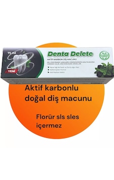 Denta Delete Aktif Karbon Doğal Diş Macunu 75 Ml Beyazlatma