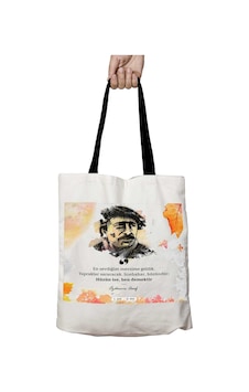 Art Hediye Siyah Kulplu Özdemir Asaf Hüzün Ben Demek Yıkanabilir Okul Omuz Çanta Çok Renkli Art Hediye Siyah Kulplu Özdemir Asaf Hüzün Ben Demek Yıkanabilir Okul Omuz Çanta Çok Renkli
