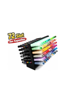 72 Slot Dev Kapasiteli Marker Kalem Standı Masaüstü Kalem Organizeri Çok Bölmeli Diğer 72 Slot Dev Kapasiteli Marker Kalem Standı Masaüstü Kalem Organizeri Çok Bölmeli Diğer