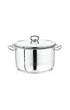 Safinox Flavia Çelik Derin Tencere 30x18 Cm - 12.7 Litre Safinox Flavia Çelik Derin Tencere 30x18 Cm - 12.7 Litre
