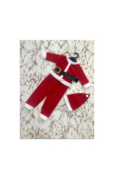 Pazarız Chiristmas Yılbaşı Noel Erkek Çocuk Kostüm Takım Kırmızı Pazarız Chiristmas Yılbaşı Noel Erkek Çocuk Kostüm Takım Kırmızı