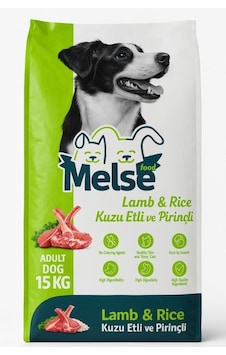Melse Kuzu Etli Ve Pirinçli Yetişkin Köpek Maması 15kg 18 Protein 10 Yağ Melse Kuzu Etli Ve Pirinçli Yetişkin Köpek Maması 15kg 18 Protein 10 Yağ
