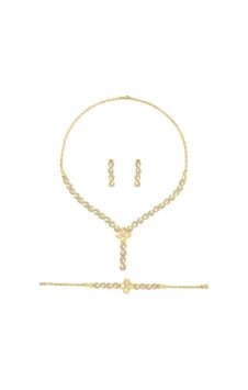 14 Ayar Altın Sonsuzluk Desenli Set 22.00 Gram 14 Ayar Altın Sonsuzluk Desenli Set 22.00 Gram