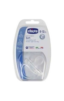 Chicco Physio Soft Silikon Emzik 6-12 Ay - Şeffaf Chicco Physio Soft Silikon Emzik 6-12 Ay - Şeffaf