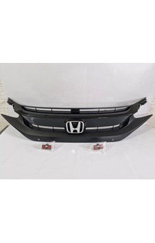 Honda Civic Fc5 Ön Panjur Sensör Delikli Siyah Sıfır 2019-2021