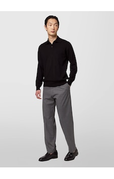 Alpha Studio Siyah Erkek Polo Slim Fit Kazak Au-7004b Jumper Polo Alpha Studio Siyah Erkek Polo Slim Fit Kazak Au-7004b Jumper Polo