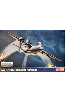 Academy 12631 1/144 C-130j-30 Super Hercules Askeri Nakliye Uçağı, Plastik Model Kiti-59166