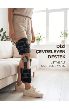 Masadostu Ayarlanabilir Açı Kontrollü Dizlik Yan Destekli Menteşeli Diz Sabitleme Aparatı Diğer
