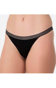 İmer Bayan Modal İnce Tül Çizgili Lastik Slip Bikini Külot 4274 Siyah İmer Bayan Modal İnce Tül Çizgili Lastik Slip Bikini Külot 4274 Siyah