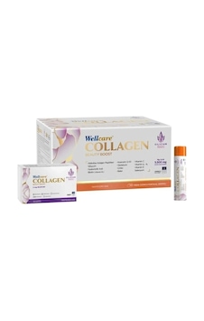 Wellcare Collagen Beauty Plus 5500 MG Frenk Üzümü & Portakal Likit 30 x 40 ML Wellcare Collagen Beauty Plus 5500 MG Frenk Üzümü & Portakal Likit 30 x 40 ML