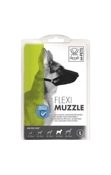 M-pets Flexi Ayarlanabilir Bez Köpek Ağızlığı Large