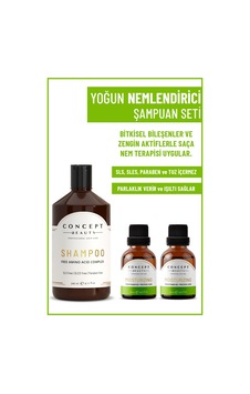 Concept Beauty Nemlendirici Şampuan 240 ML + Moisturizing Nemlendirici Shot 2 x 20 ML Concept Beauty Nemlendirici Şampuan 240 ML + Moisturizing Nemlendirici Shot 2 x 20 ML