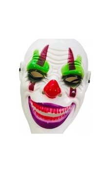 Delirten Gülüş Psikopat Palyaço Temalı Joker Maskesi Delirten Gülüş Psikopat Palyaço Temalı Joker Maskesi