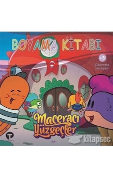Maceracı Yüzgeçler Boyama 4 - Turkuvaz Çocuk Maceracı Yüzgeçler Boyama 4 - Turkuvaz Çocuk