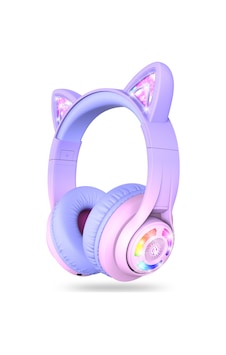 İclever BTH13 Bluetooth 5.3 Kedi Kulaklı Kulak Üstü Çocuk Kulaklık İclever BTH13 Bluetooth 5.3 Kedi Kulaklı Kulak Üstü Çocuk Kulaklık