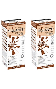 Solante Pigmenta Lekeli Ciltler İçin Renkli 150 Ml 2 Adet Spf50+ Faktör Güneş Losyonu Solante Pigmenta Lekeli Ciltler İçin Renkli 150 Ml 2 Adet Spf50+ Faktör Güneş Losyonu