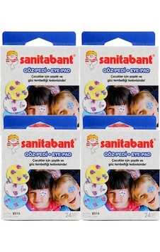Sanitabant Eye Pad Göz Kapama Bandı 24 Lü 10 Kutu (240 Adet) Sanitabant Eye Pad Göz Kapama Bandı 24 Lü 10 Kutu (240 Adet)