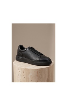 Bafaş Ayakkabı 911819 Siyah Hakiki Dana Derisi Platform Tabanlı Erkek Sneaker Bafaş Ayakkabı 911819 Siyah Hakiki Dana Derisi Platform Tabanlı Erkek Sneaker