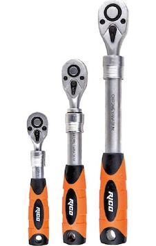 Rico 007-KK1272 1/2” Uzatmalı Cırcır Kolu 72 Diş