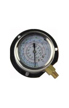 Blue Blr/opg-500r R-410a Alttan Çıkışlı Alçak Basınç Gliserinli Flanşlı Manometre