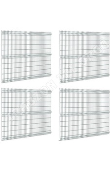 PANEL ÇİT 4'LÜ TAKIM MAVİ H=200CM