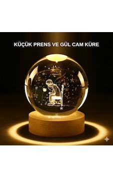 Küçük - 480 - Prens Işıklı Küre Lamba Ahşap Taban Büyük - Csmo-tex - Boy Hediyelik Küçük - 480 - Prens Işıklı Küre Lamba Ahşap Taban Büyük - Csmo-tex - Boy Hediyelik