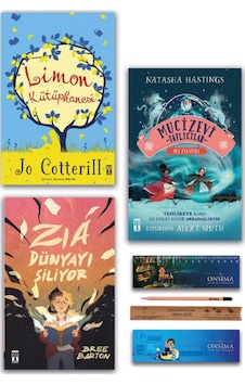 Genç Timaş Mucizevi Tatlıcılar - Limon Kütüphanesi - Zia Dünyayı Siliyor Set 3 Kitap Genç Timaş Mucizevi Tatlıcılar - Limon Kütüphanesi - Zia Dünyayı Siliyor Set 3 Kitap
