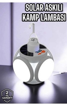 Katlanabilir Güneş Enerjili Kamp Lambası 5 Kanatlı Katlanabilir Güneş Enerjili Kamp Lambası 5 Kanatlı