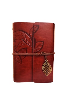 Yaprak Desenli Kahverengi Deri Defter 1b9de Yaprak Desenli Kahverengi Deri Defter 1b9de