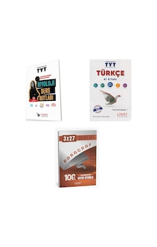 2027 Limit Tyt Biyoloji Konu + Türkçe El Kitabı + Anla Kazan Paragraf Deneme 3'lü Set 2027 Limit Tyt Biyoloji Konu + Türkçe El Kitabı + Anla Kazan Paragraf Deneme 3'lü Set