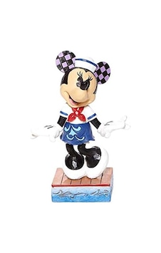 Traditions By Jim Shore Sailor Minnie Mouse Kişisel Poz Figürü, 12,7 Cm, Çok Renkli