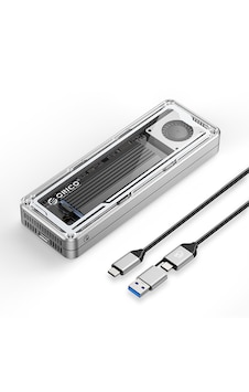 Orico Aagm2-u4 Thunderbolt 4 M.2 Nvme Ssd Kutusu, 40gbps, Dahili Fanlı, Şeffaf Tasarım ORC AAGM2 U4