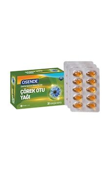Osende Çörekotu Yağı 900 Mg 30 Kapsül Osende Çörekotu Yağı 900 Mg 30 Kapsül