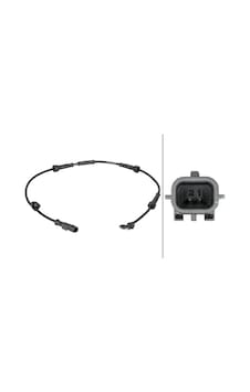 Hella 6pu012806681 Tekerlek Hız Sensörü.hal Sensörü.2-kutuplu.renault Kangoo 479109860r -