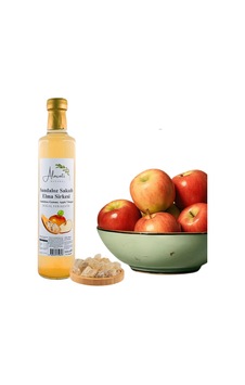 Alaçatı Naturel Sandaloz Sakızlı Elma Sirkesi Doğal Fermente 500 ML