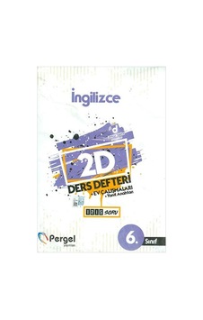 6.Sınıf İngilizce 2D Ders Defteri - Pergel 6.Sınıf İngilizce 2D Ders Defteri - Pergel